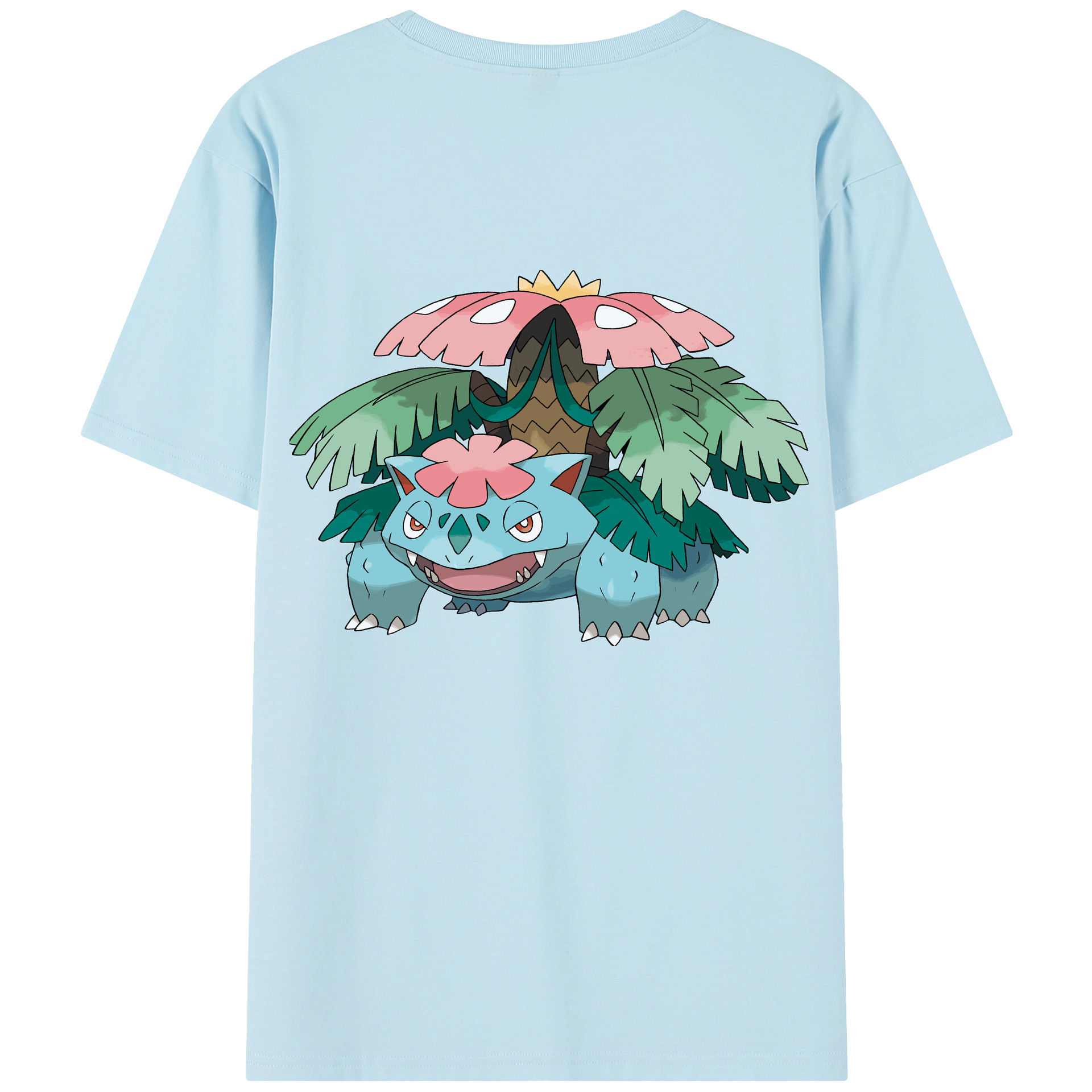 （画像用） ポケットモンスター Pokémon 綿100％半袖Tシャツ（背面プリント）